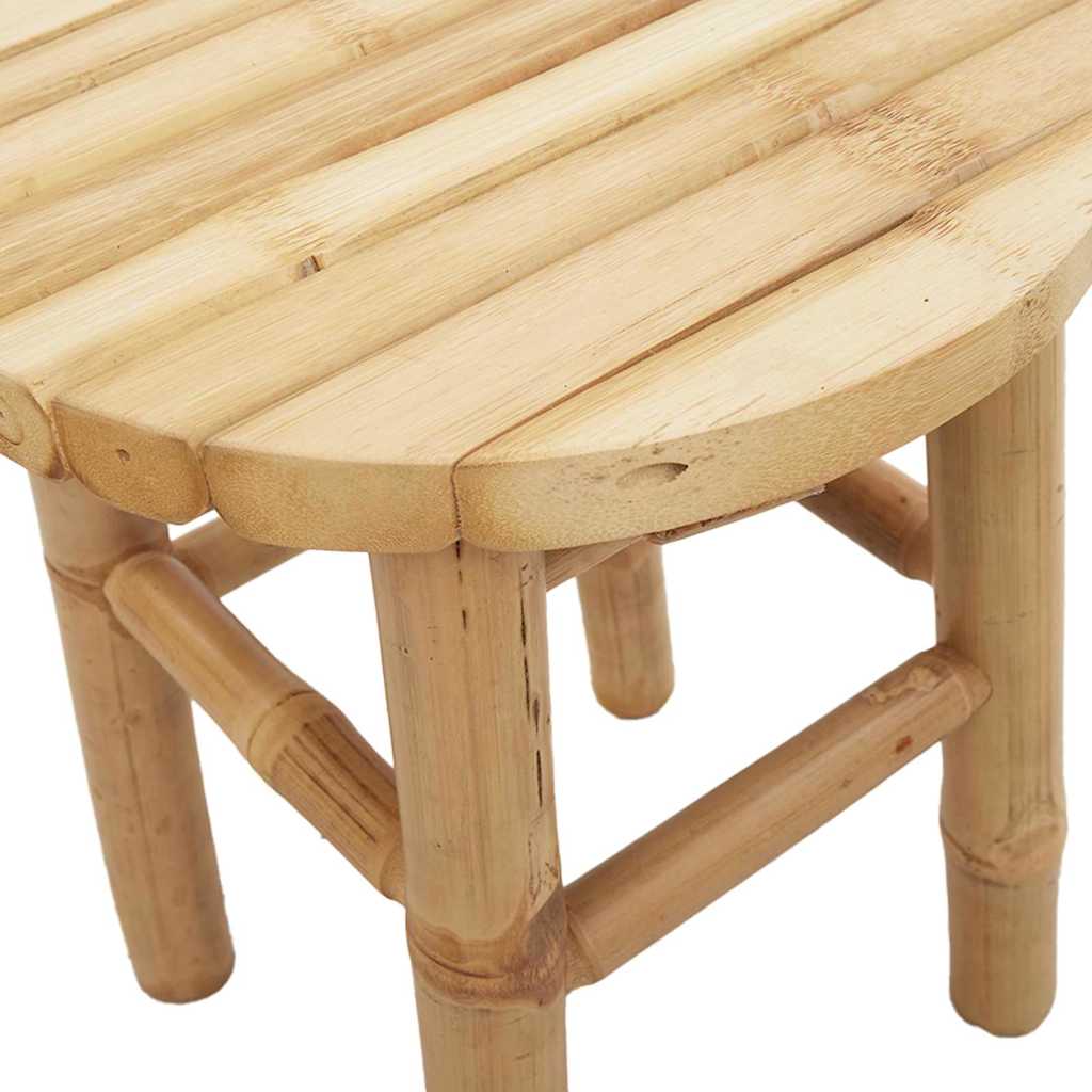 Stool Bamboo Natural 30 x 30 x 36 cm Bamboo