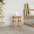 Stool Bamboo Natural 30 x 30 x 36 cm Bamboo