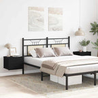 Bedside Cabinet 2 pcs Black Oak 40 x 30 x 30 cm Engineered Wood