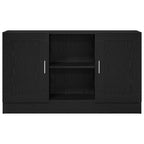 Sideboard Black Oak 120 x 30.5 x 70 cm Engineered Wood