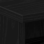 Bedside Cabinet 2 pcs Black Oak 40 x 40 x 50 cm Engineered Wood