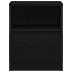 Bedside Cabinet 2 pcs Black Oak 40 x 40 x 50 cm Engineered Wood