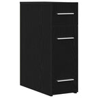 Apothecary Cabinet Black oak 20 x 45.5 x 60 cm Engineered Wood