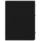 Apothecary Cabinet Black oak 20 x 45.5 x 60 cm Engineered Wood