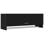 Wardrobe Black Oak 100 x 32.5 x 35 cm Engineered Wood