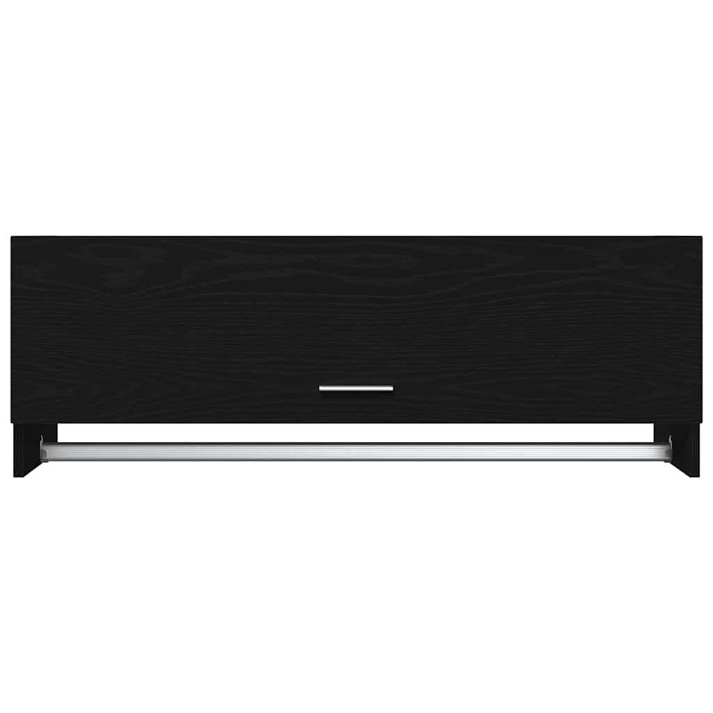 Wardrobe Black Oak 100 x 32.5 x 35 cm Engineered Wood