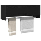 Wardrobe Black Oak 100 x 32.5 x 35 cm Engineered Wood