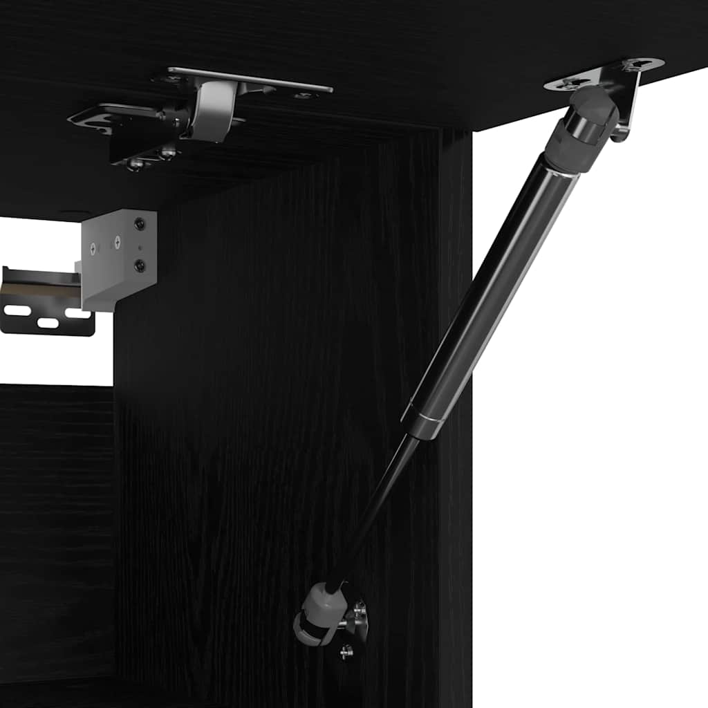 Wardrobe Black Oak 70 x 32.5 x 35 cm Engineered Wood