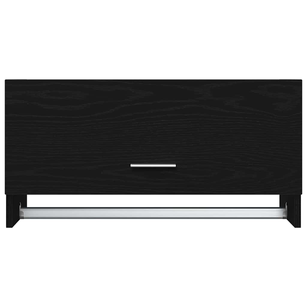 Wardrobe Black Oak 70 x 32.5 x 35 cm Engineered Wood