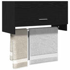 Wardrobe Black Oak 70 x 32.5 x 35 cm Engineered Wood