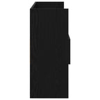 Sideboard Black Oak 105 x 30 x 70 cm Engineered Wood