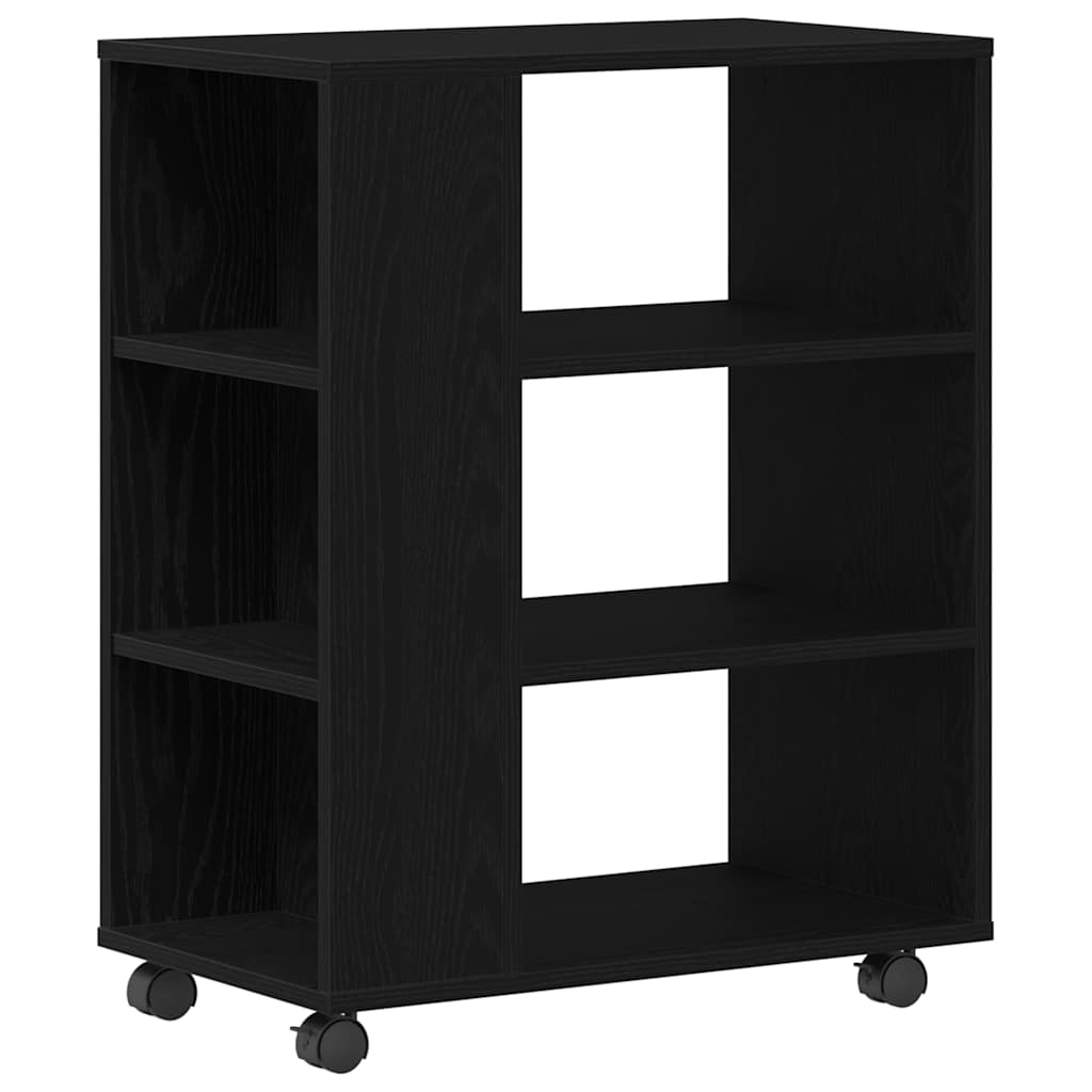 Storage Cabinet Black Oak 60 x 35 x 75 cm Engineered Wood