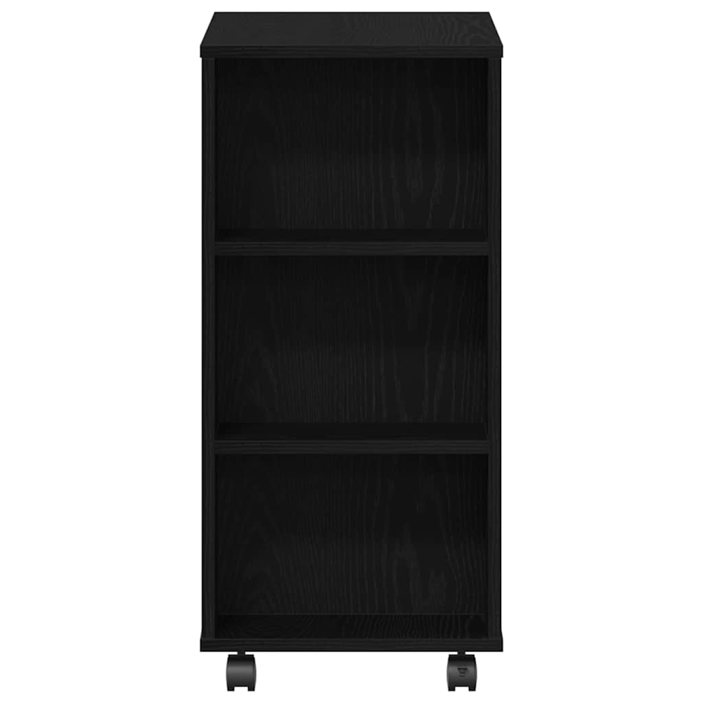 Storage Cabinet Black Oak 60 x 35 x 75 cm Engineered Wood