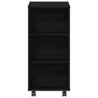 Storage Cabinet Black Oak 60 x 35 x 75 cm Engineered Wood