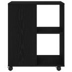 Storage Cabinet Black Oak 60 x 53 x 72.5 cm Engineered Wood