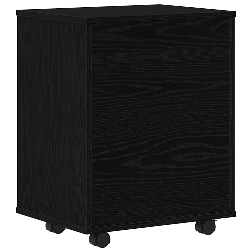 Storage Cabinet Black Oak 46 x 36 x 59 cm Engineered Wood