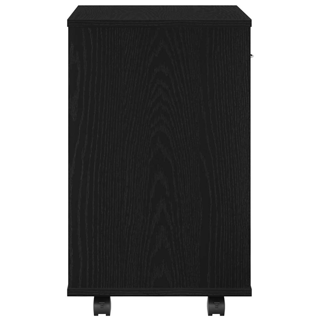 Storage Cabinet Black Oak 46 x 36 x 59 cm Engineered Wood