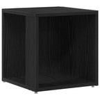 Corner Shelves Black Oak 33 x 33 x 34.5 cm Engineered Wood