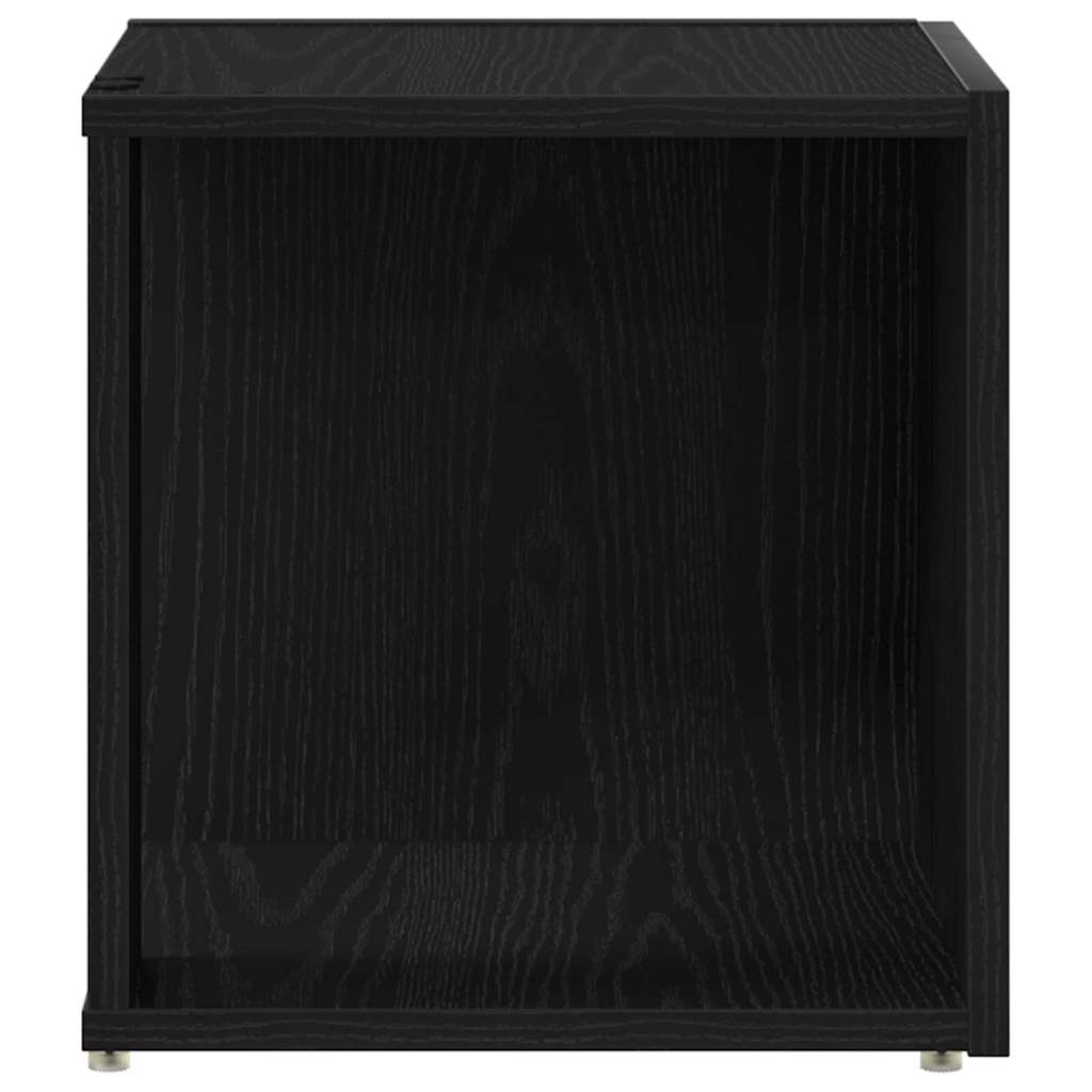Corner Shelves Black Oak 33 x 33 x 34.5 cm Engineered Wood