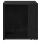 Corner Shelves Black Oak 33 x 33 x 34.5 cm Engineered Wood