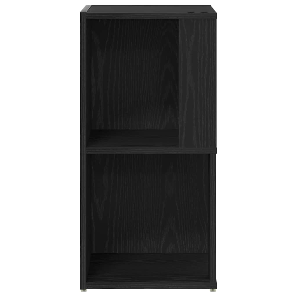Corner Shelves Black Oak 33 x 33 x 67 cm Engineered Wood