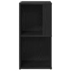 Corner Shelves Black Oak 33 x 33 x 67 cm Engineered Wood
