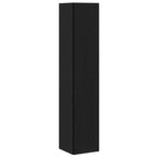 Corner Shelves Black Oak 33 x 33 x 164.5 cm Engineered Wood