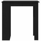 Bar Table Black Oak 102 x 50 x 103.5 cm Engineered Wood