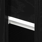 Bedside Cabinet 2 pcs Black Oak 46 x 30 x 30 cm Engineered Wood