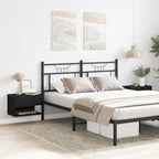 Bedside Cabinet 2 pcs Black Oak 46 x 30 x 30 cm Engineered Wood