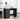 Desk with Drawer Black oak 100 x 50 x 75 cm Engineered wood