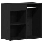 Cosmetic Cabinet Black Oak 80 x 40 x 75 cm Engineered Wood