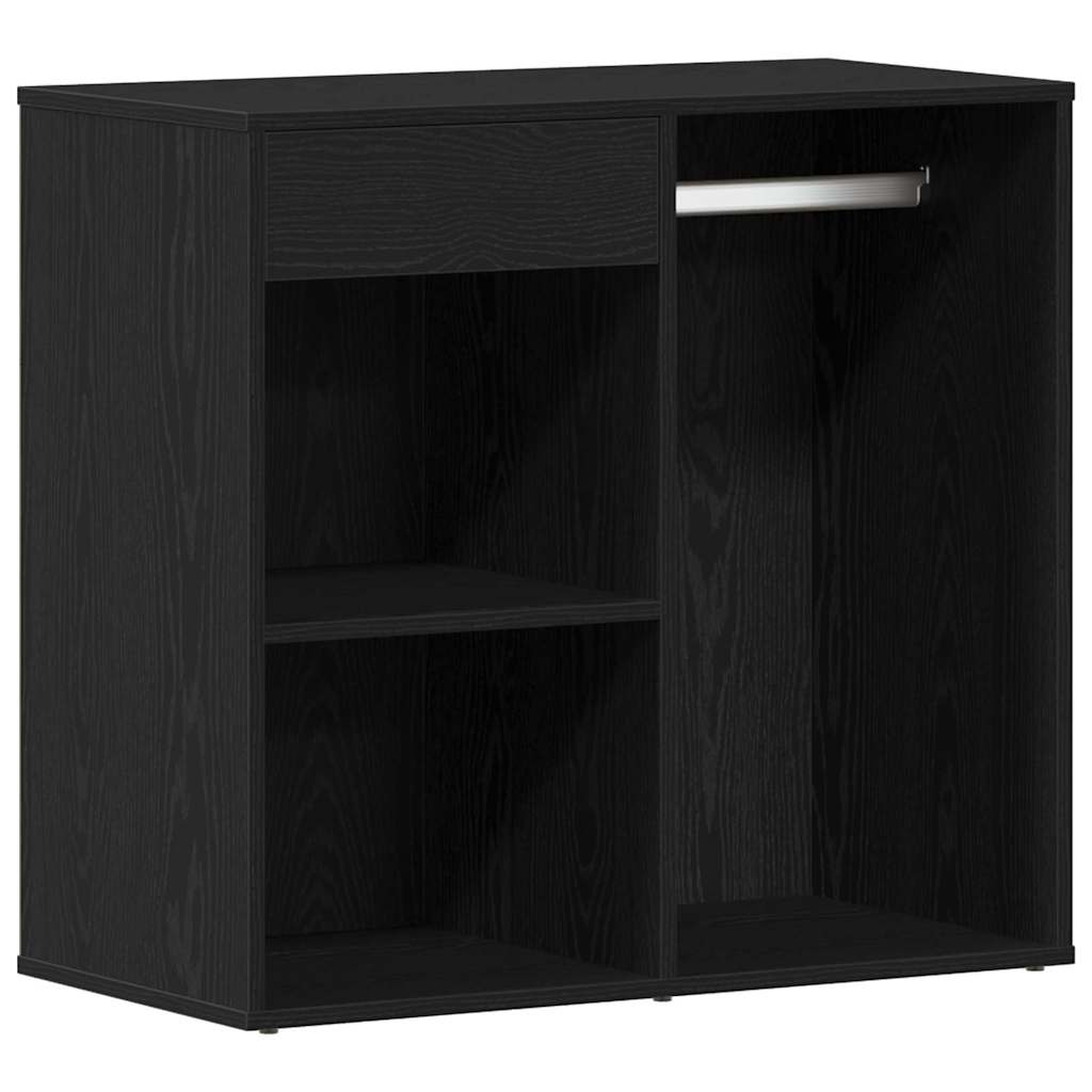 Cosmetic Cabinet Black Oak 80 x 40 x 75 cm Engineered Wood