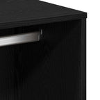 Cosmetic Cabinet Black Oak 80 x 40 x 65 cm Engineered Wood