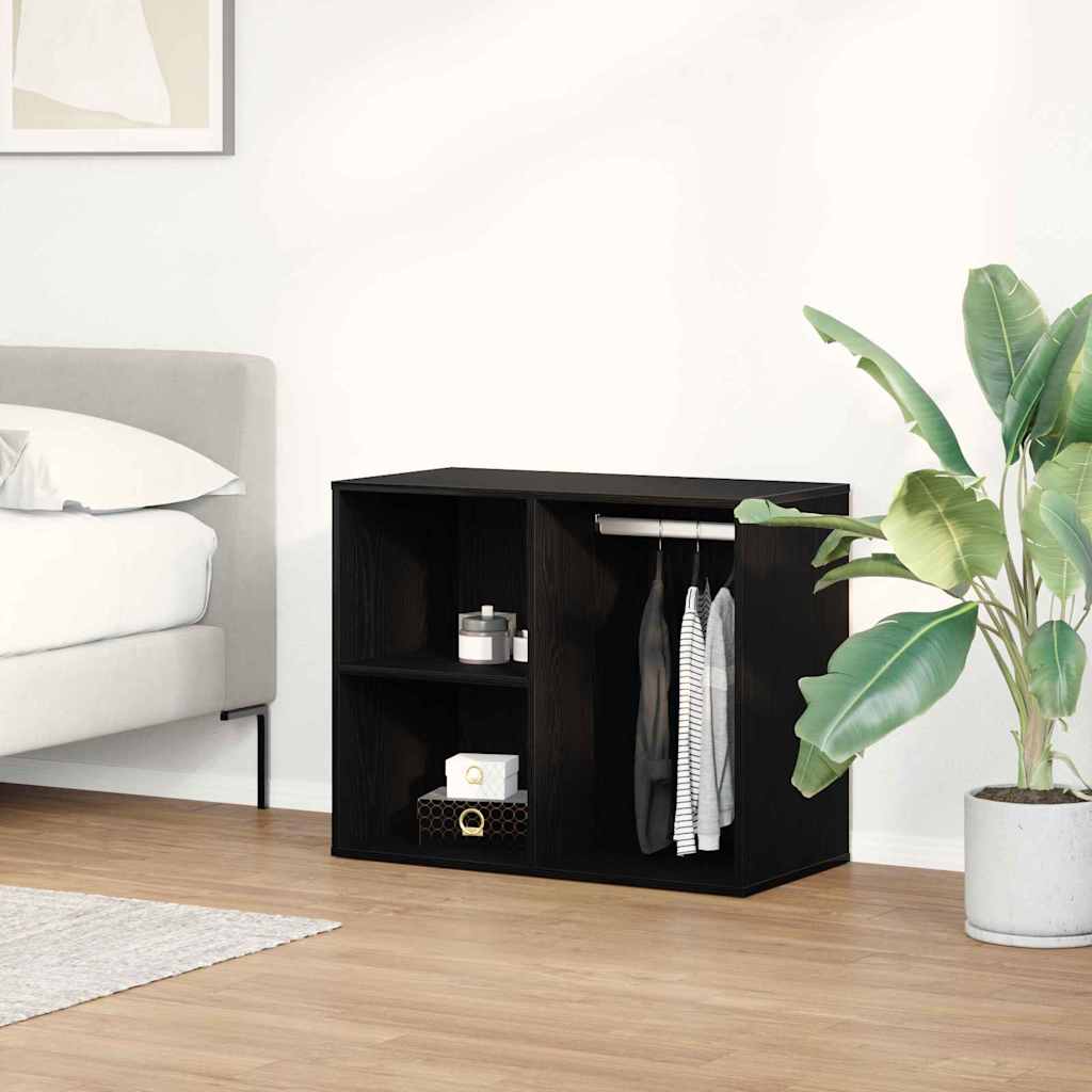 Cosmetic Cabinet Black Oak 80 x 40 x 65 cm Engineered Wood
