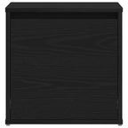 Chest of Drawers Black Oak 40.5 x 40 x 40 cm Engineered Wood