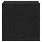 Chest of Drawers Black Oak 40.5 x 40 x 40 cm Engineered Wood