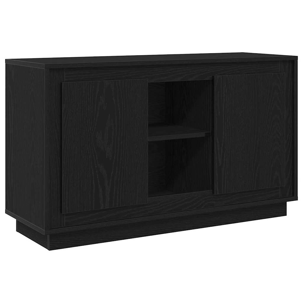Sideboard Black Oak 102 x 35 x 60 cm Engineered Wood