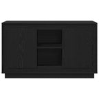 Sideboard Black Oak 102 x 35 x 60 cm Engineered Wood