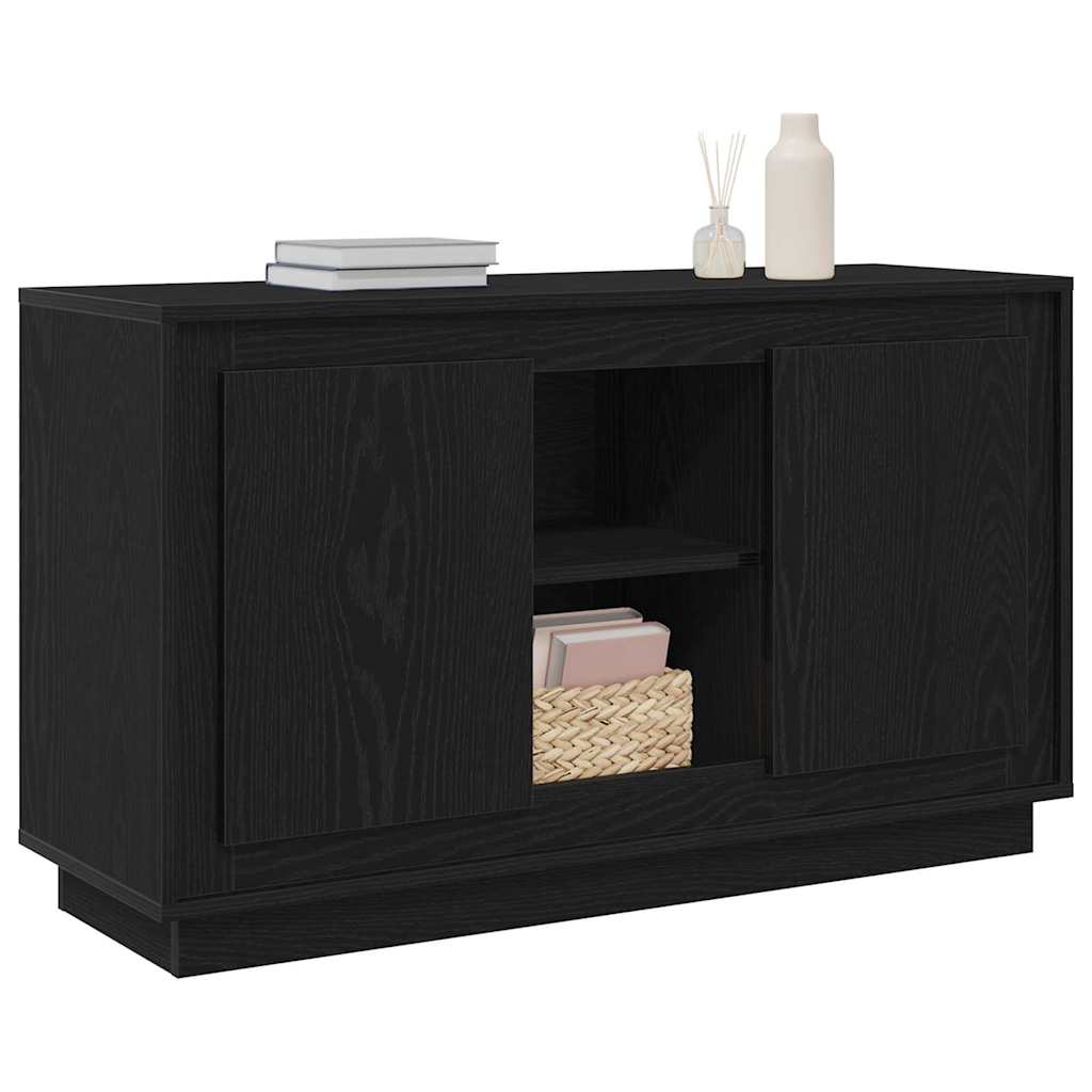 Sideboard Black Oak 102 x 35 x 60 cm Engineered Wood