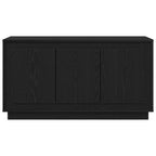 Sideboard Black Oak 102 x 35 x 55 cm Engineered Wood