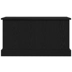 Storage Box Black oak 70 x 40 x 28 cm Engineered Wood