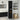 Bathroom Cabinet Black Oak 30 x 30 x 190 cm Engineered wood