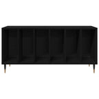 Record Cabinet Black Oak 100 x 38 x 48 cm Engineered Wood