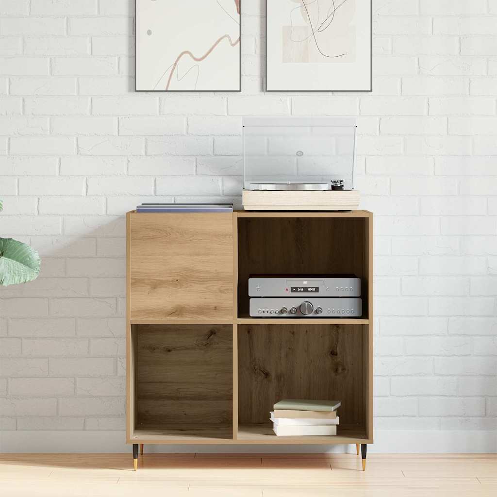 Record Cabinet Artisan oak 85 x 38 x 89 cm Engineered Wood
