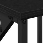 Bedside Cabinet with Drawer 2 pcs Black Oak 34 x 35.5 x 70 cm