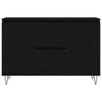 Sideboard Black Oak 101.5 x 35 x 70 cm Engineered Wood