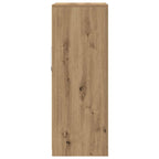 LED Sideboard Artisan Oak 60.5 x 37 x 100 cm Engineered Wood