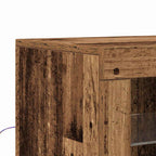 LED Sideboard Old Wood 41 x 37 x 67 cm Engineered Wood