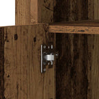 LED Sideboard Old Wood 41 x 37 x 67 cm Engineered Wood